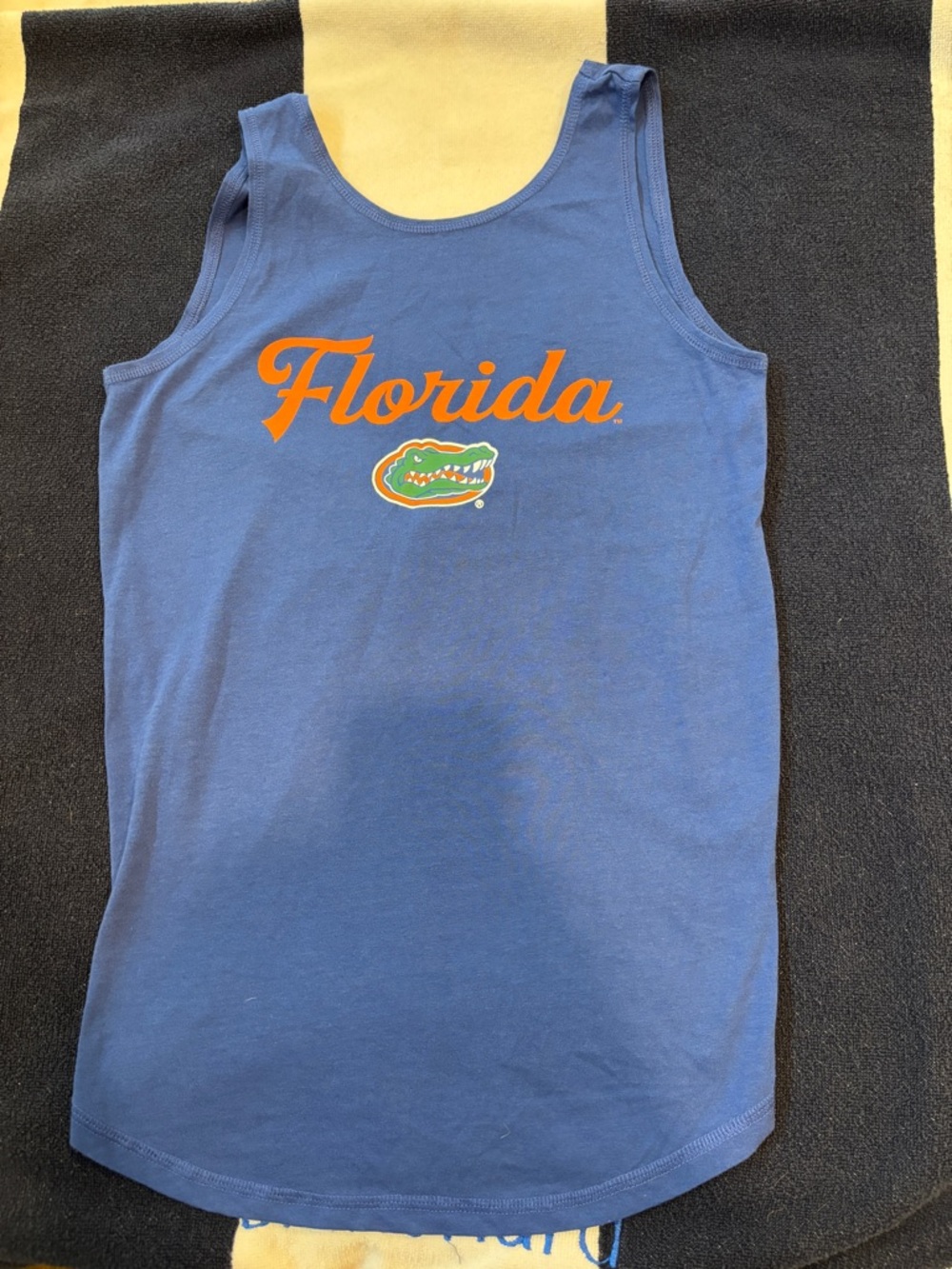 Florida Gators Blue Tank Top with Script Logo